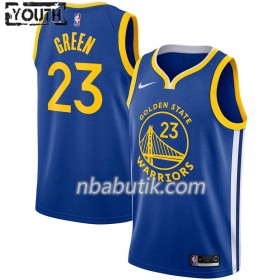 NBA Børn Trøje Golden State Warriors Draymond Green 23 Nike 2019-20 Icon Edition Swingman